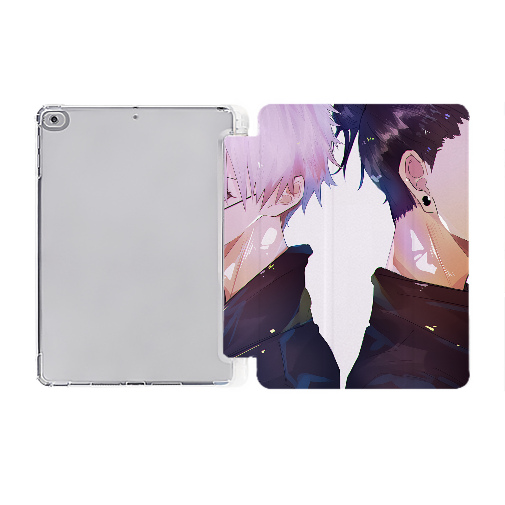 （画像用） SPY×FAMILY间谍家家酒 IPad ケース ペン収納付き 三つ折りスタンド PUレザー×シリコン 対応機種9.5/10.5/10.9インチ